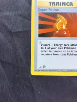 Pokemon Cards: Base Set 1st Edition Uncommon: Super Potion 90/102 - Image 5