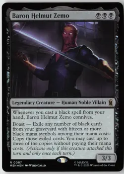 Baron Helmut Zemo (87) - Foil - Marvel Super Heroes (MSH) - NM - Image 1