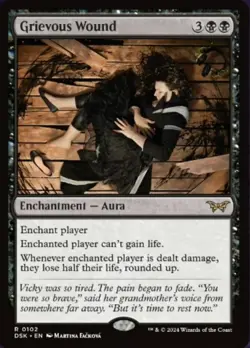 1 x Grievous Wound - Foil - Duskmourn: House of Horror - NM-Mint - MTG - Image 1