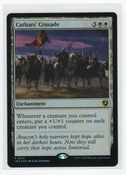Cathars' Crusade #17 (Foil) (NM) Innistrad Remastered INR Magic MTG - Image 1