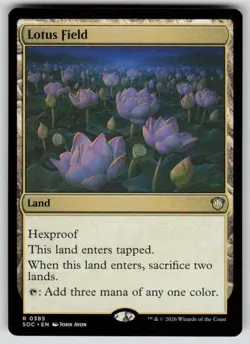 Lotus Field Rare Commander: Secrets of Strixhaven 385 MTG Near Mint 2026 - Image 1