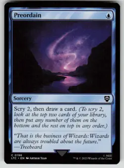Preordain Commander: The Lord of the Rings 196 MTG NM - Image 1