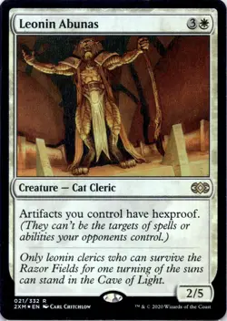 Leonin Abunas (FOIL) 2XM #21 Rare Double Masters Magic: The Gathering NM - Image 1