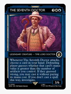 The Seventh Doctor (Showcase) MTG WHO | Azorius Artifacts Cast Free | Rare | NM - Image 1