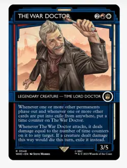 The War Doctor (Showcase) | MTG WHO | Boros Exile Time Counters Damage Rare | NM - Image 1
