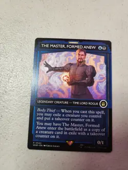1x The Master, Formed Anew - Showcase R MTG Universes Beyond: Doctor Who NM - Image 1