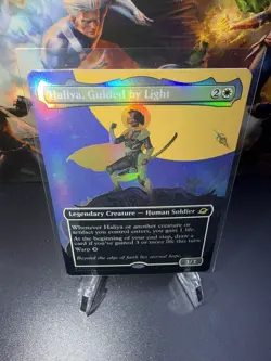 Haliya, Guided by Light (Borderless) Edge of Eternities Foil 289 Rare MTG NM - Image 1
