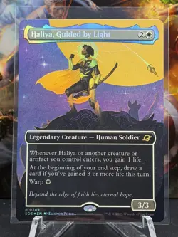 Haliya, Guided by Light (Borderless) Edge of Eternities Foil 289 Rare MTG NM - Image 3