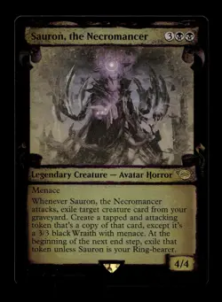 Sauron, the Necromancer (Showcase Scrolls) 557 Foil R Universes Beyond: The Lord - Image 1