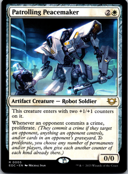 Patrolling Peacemaker - Magic: The Gathering - Edge of Eternities Regular - Image 1