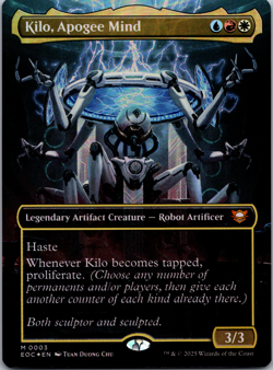 Kilo, Apogee Mind (Borderless) - Magic: The Gathering - Edge of Eternities Foil - Image 1