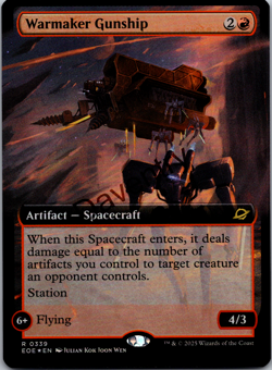 Warmaker Gunship (Extended Art) (0339) Edge of Eternities Foil - Image 1