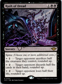 Rush of Dread (104) - Magic: The Gathering - Outlaws of Thunder Junction Regular - Image 1