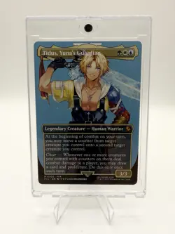 Tidus, Yuna's Guardian M0205 Foil Borderless Mythic MTG Final Fantasy - Image 1