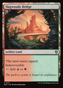 MTG Commander DFT C Slagwoods Bridge #0171 PLAYSET 4X X4 - Image 1