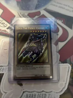 Yu Gi Oh! Gaia The Fierce Knight LOB-EN006 - Image 1