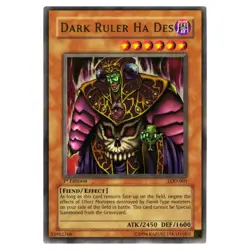 YuGiOh Legacy of Darkness Dark Ruler Ha Des (Ultra Rare) LOD-001 Unlimited / LP - Image 1