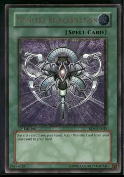 Monster Reincarnation (UTR) RDS-EN045 1st Edition - Yu-Gi-Oh! TCG Ultimate Rare - Image 1