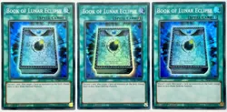 3 x MP22-EN099 Book of Lunar Eclipse - Super Rare 1st Edition Near Mint YuGiOh - Image 1