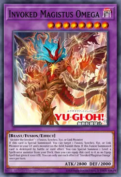 Yugioh BPRO-EN100 - Invoked Magistus Omega - Ultra Rare - Image 1
