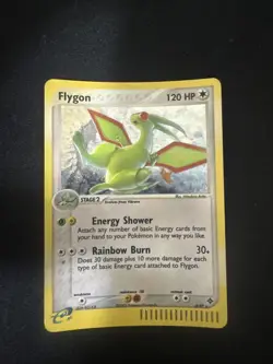 2003 Pokemon FLYGON 4/97 Ex Dragon Set Vintage HOLO Foil Rare Card e-Reader - Image 1