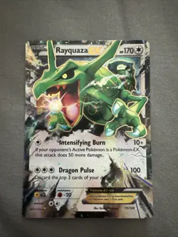 Pokemon TCG Rayquaza EX Roaring Skies Holo Rare Card 75/108 NM/ EX Near Mint - Image 1