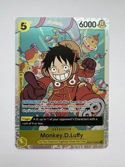 Monkey.D.Luffy OP07-109 - One Piece TCG - SR Super Rare NM English Foil - Image 1