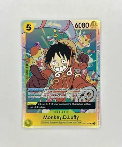 Monkey.D.Luffy OP07-109 - One Piece TCG - SR Super Rare NM English Foil - Image 1