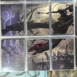 Magic: the Gathering Art Card Lot of 47 LOTR, Caverns, and more FULL WITCH-KING - Image 2