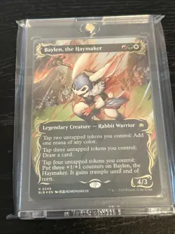 Baylen, the Haymaker (Borderless) (Raised Foil) Bloomburrow Foil - Image 1