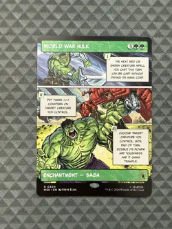 MTG World War Hulk #0304 Borderless Rare Marvel Super Heroes (MSH) - Image 1