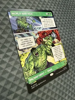 MTG World War Hulk #0304 Borderless Rare Marvel Super Heroes (MSH) - Image 3