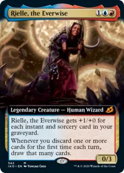 Rielle, the Everwise - Extended Art LP, English MTG Ikoria: Lair Of Behemoths - Image 1