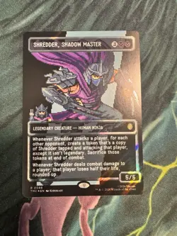 Shredder, Shadow Master (Borderless) (Surge Foil) Commander: Teenage Mutant... - Image 2