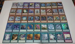 Yu-Gi-Oh Cards Blue Eyes White Dragon Deck Core Sage Chaos MAX Jet Tyrant + More - Image 1