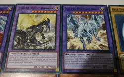 Yu-Gi-Oh Cards Blue Eyes White Dragon Deck Core Sage Chaos MAX Jet Tyrant + More - Image 3