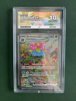 ACE 10 Venusaur EX 198/165 S&V 151 SIR Holo Pokemon TCG Card - Gem Mint - Image 1
