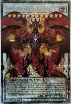 Yu-Gi-Oh! Red Supernova Dragon BLGG-EN139 Starlight Rare Extended Art Near Mint - Image 1