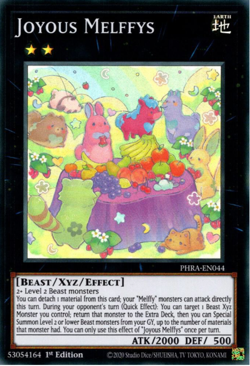 Joyous Melffys (PHRA-EN044) - Super Rare - 1st Edition NM Yugioh - Image 1