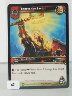 Thoros the Savior - Blood of Gladiators - singles - 16/208 - WoW TCG Uncommon - Image 2