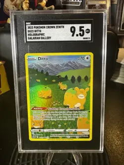 2023 Pokemon Crown Zenith Ditto #GG22 SGC 9.5 - Image 1