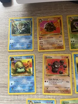 *No Dupes* Lot Of 20 Fossil Pokemon Cards Vintage WOTC Non-Holo Commons/Bulk - Image 2