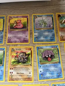 *No Dupes* Lot Of 20 Fossil Pokemon Cards Vintage WOTC Non-Holo Commons/Bulk - Image 4