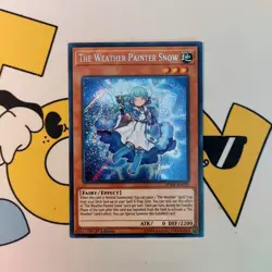 YuGiOh Card-The Weather Painter Snow-SPWA-EN029-Secret Rare-1st Edition-NM cards - Image 1