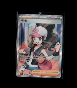 Hilda 164/086 Full Art Ultra Rare White Flare Pokemon TCG Trainer Card - Image 1