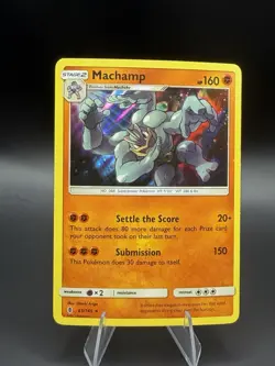MACHAMP 65/145 SM GUARDIANS RISING HOLO RARE NM POKEMON TCG - Image 1