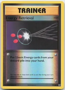 Energy Retrieval 77/108 Reverse Holo XY - Evolutions Pokemon Card NM - Image 1