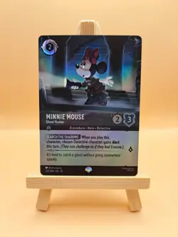 Disney Lorcana Minnie Mouse - Ghost Hunter Epic Foil 220/204 Near Mint - Image 1