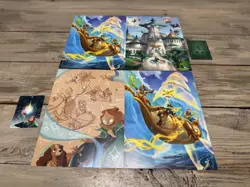 Disney Lorcana Complete Puzzle Card Sets x4 Full 9-Card Art Scenes Lot 40 cards - Image 1