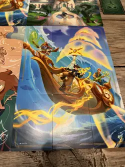 Disney Lorcana Complete Puzzle Card Sets x4 Full 9-Card Art Scenes Lot 40 cards - Image 2